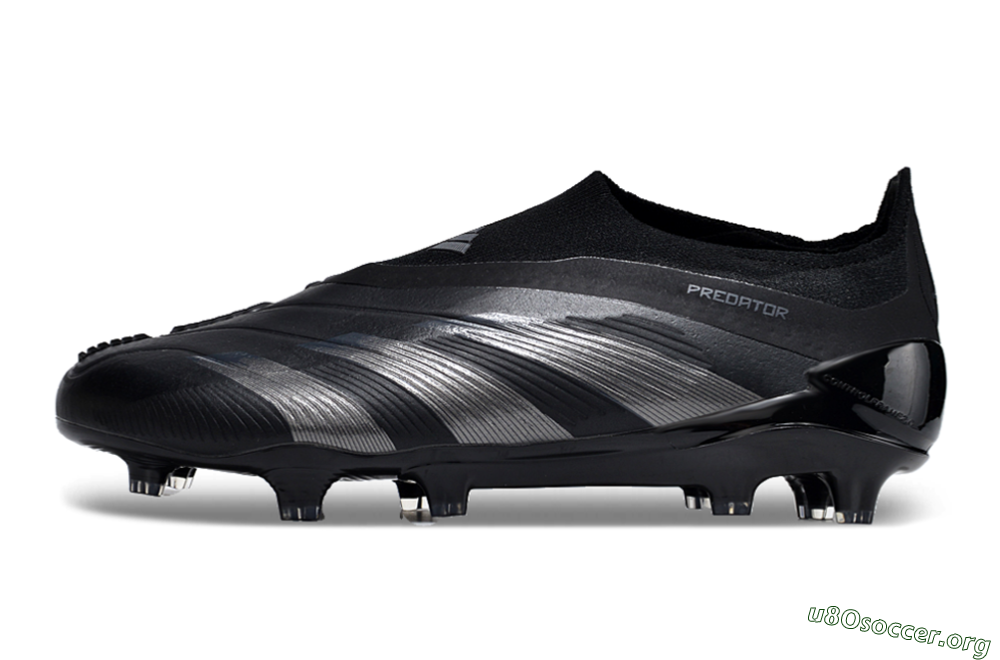 Adidas Predator Accuracy+ FG Football Boots - Black/Dark Blue 3
