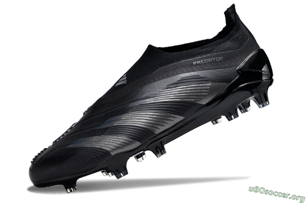 Adidas Predator Accuracy+ FG Football Boots - Black/Dark Blue 5