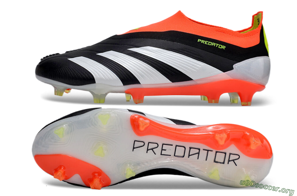 Adidas Predator Accuracy+ FG Football Boots - Black/White/Red 1