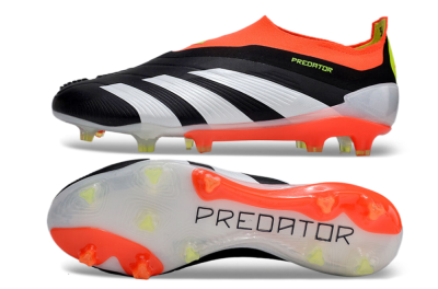 Adidas Predator Accuracy+ FG Football Boots - Black/White/Red
