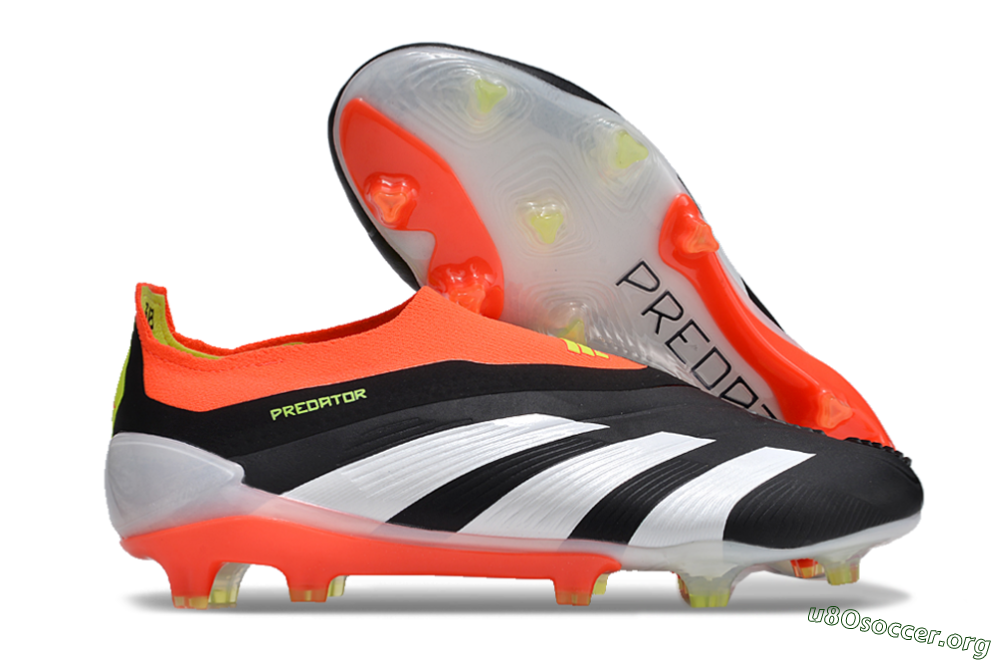 Adidas Predator Accuracy+ FG Football Boots - Black/White/Red 2