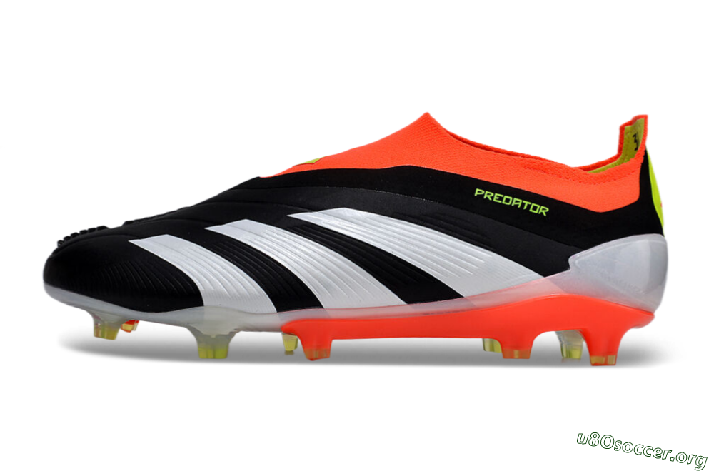 Adidas Predator Accuracy+ FG Football Boots - Black/White/Red 3