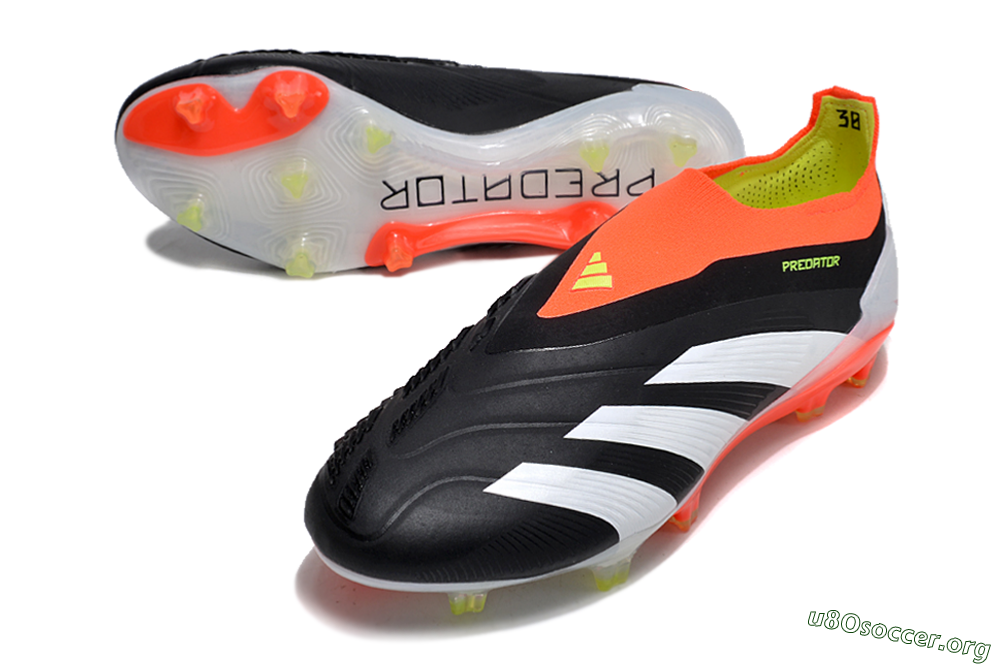 Adidas Predator Accuracy+ FG Football Boots - Black/White/Red 0