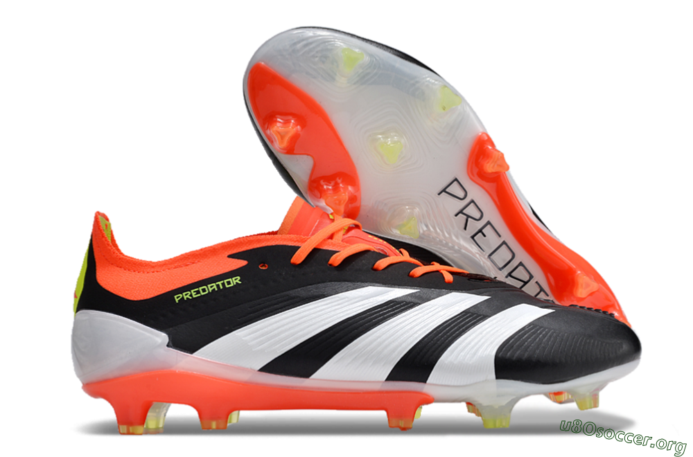 Adidas Predator Accuracy.1 FG Football Boots - Black/White/Red 2