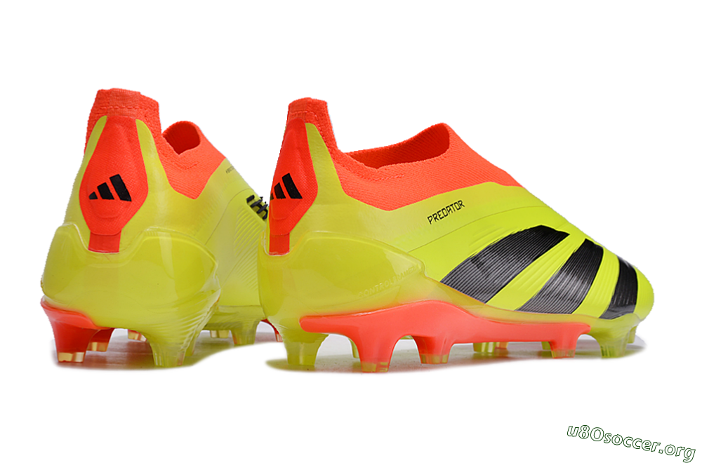 Adidas Predator Accuracy+ FG Football Boots - Yellow/Black/Red 6