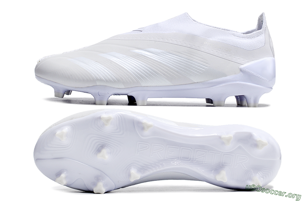Adidas Predator Accuracy+ FG Football Boots - White/White 1