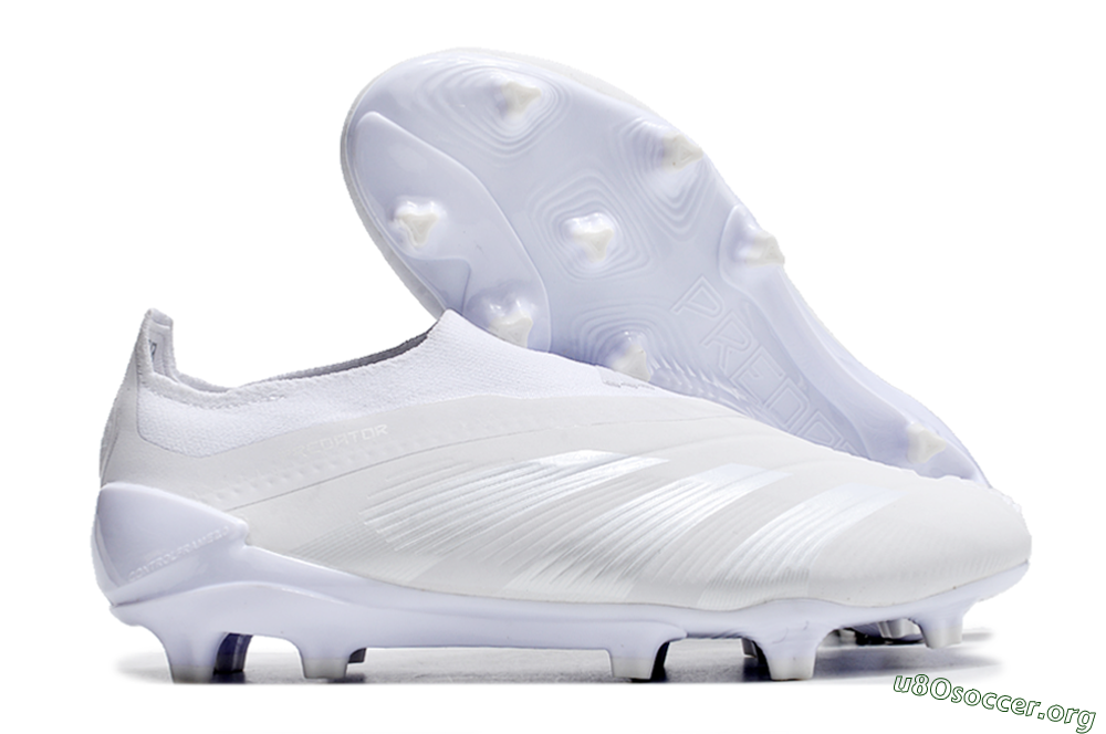 Adidas Predator Accuracy+ FG Football Boots - White/White 2