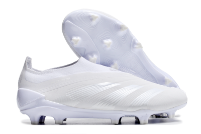 Adidas Predator Accuracy+ FG Football Boots - White/White