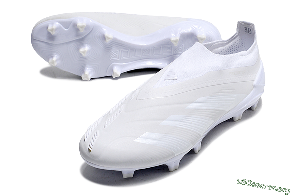 Adidas Predator Accuracy+ FG Football Boots - White/White 0