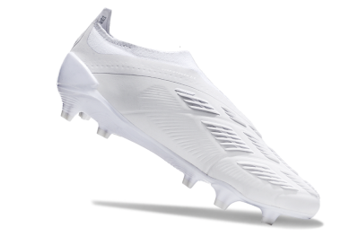 Adidas Predator Accuracy+ FG Football Boots - White/White