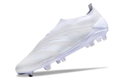 Adidas Predator Accuracy+ FG Football Boots - White/White