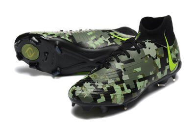 Nike Phantom Luna Elite NU FG Football Boots - Black/Camo/Yellow