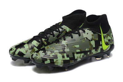 Nike Phantom Luna Elite NU FG Football Boots - Black/Camo/Yellow