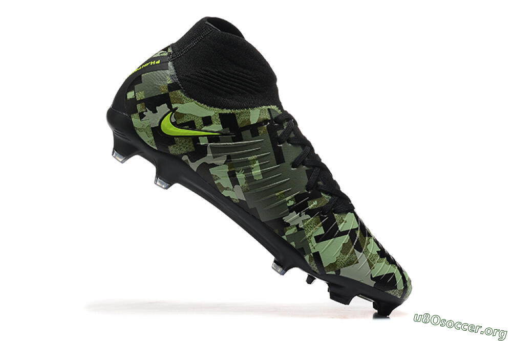 Nike Phantom Luna Elite NU FG Football Boots - Black/Camo/Yellow 7