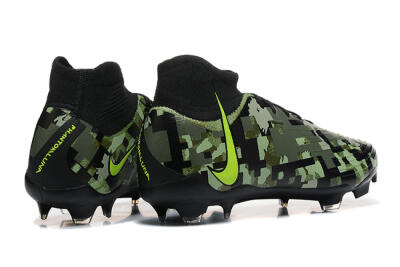 Nike Phantom Luna Elite NU FG Football Boots - Black/Camo/Yellow