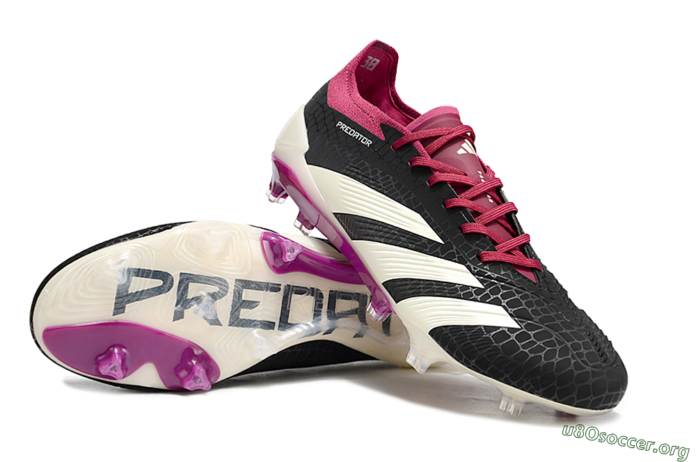 Adidas Predator Accuracy.1 FG Football Boots - Black/White/Purple 0