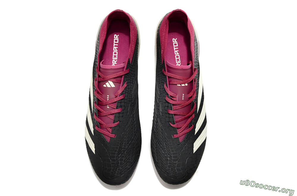 Adidas Predator Accuracy.1 FG Football Boots - Black/White/Purple 4