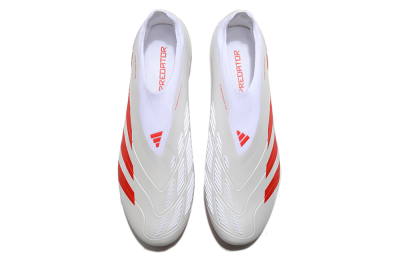 Adidas Predator Accuracy+ FG Football Boots - Beige/White/Red