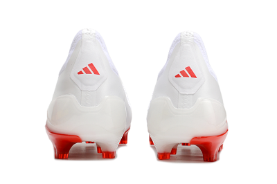Adidas Predator Accuracy+ FG Football Boots - Beige/White/Red