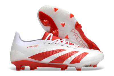 Adidas Predator Accuracy.1 FG Football Boots - Beige/White/Red