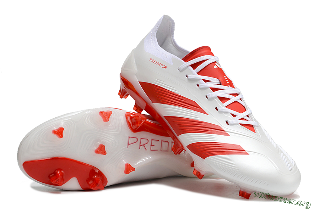 Adidas Predator Accuracy.1 FG Football Boots - Beige/White/Red 0