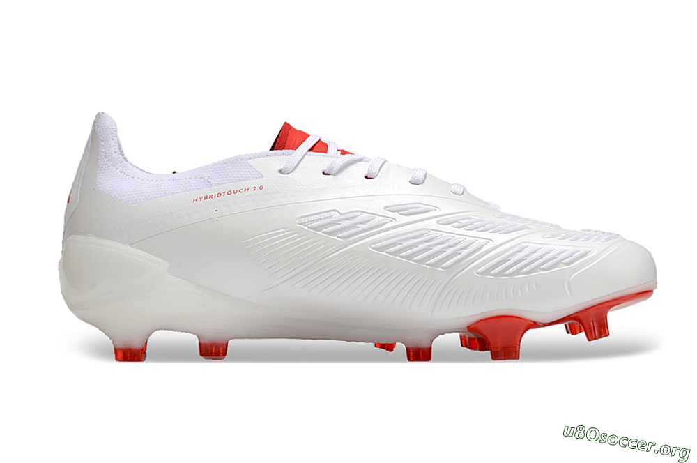 Adidas Predator Accuracy.1 FG Football Boots - Beige/White/Red 7