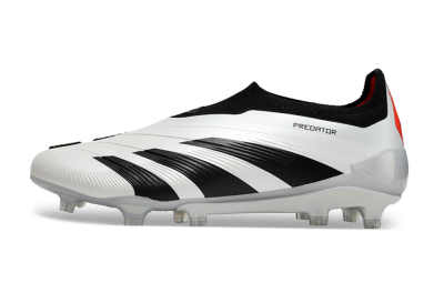 Adidas Predator Accuracy+ FG Football Boots - White/Black/Red