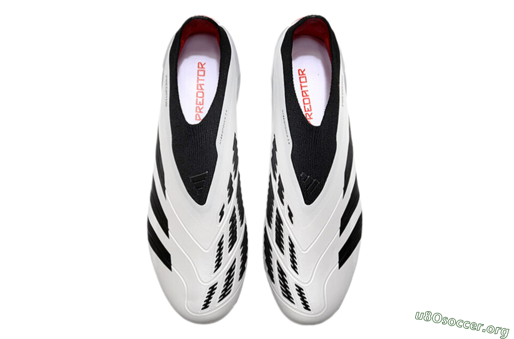 Adidas Predator Accuracy+ FG Football Boots - White/Black/Red 4