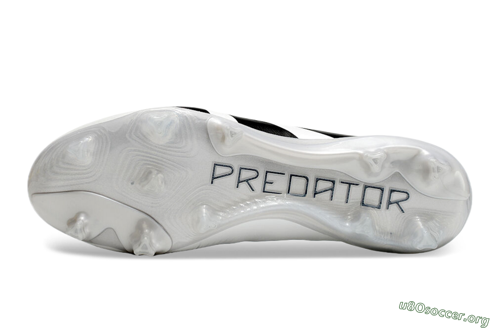 Adidas Predator Accuracy+ FG Football Boots - White/Black/Red 6