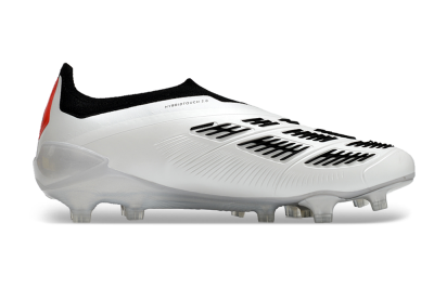 Adidas Predator Accuracy+ FG Football Boots - White/Black/Red