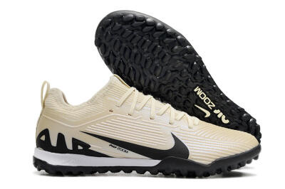 Nike Air Zoom Mercurial Vapor 15 Elite TF Football Shoes - Beige/Black/White