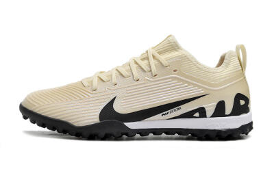Nike Air Zoom Mercurial Vapor 15 Elite TF Football Shoes - Beige/Black/White