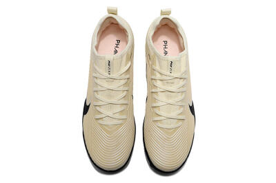 Nike Air Zoom Mercurial Vapor 15 Elite TF Football Shoes - Beige/Black/White