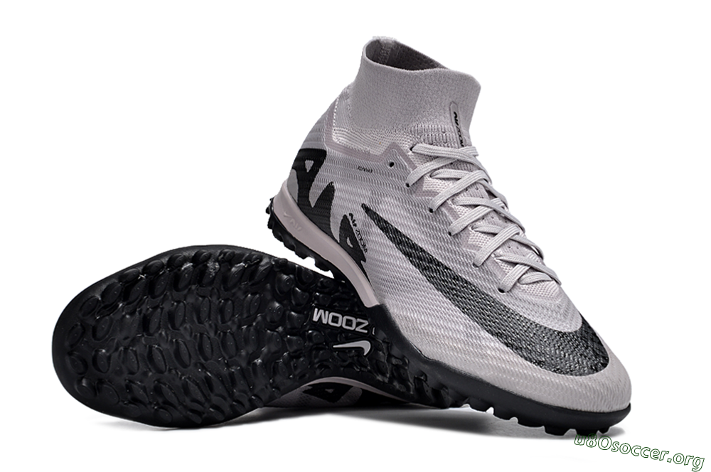 Nike Air Zoom Mercurial Superfly 9 Elite TF Football Shoes - Grey/Purple/Black 1