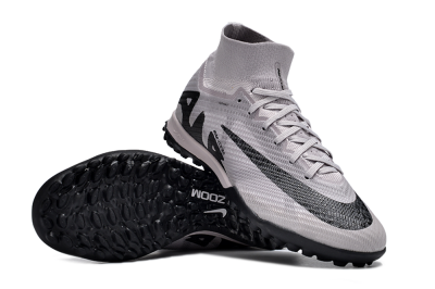 Nike Air Zoom Mercurial Superfly 9 Elite TF Football Shoes - Grey/Purple/Black