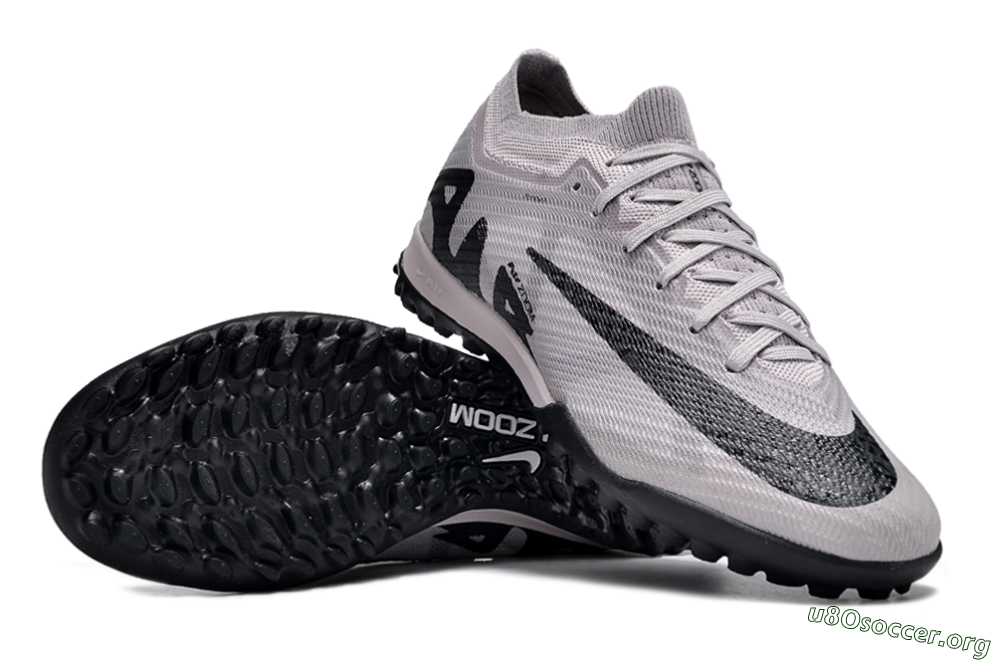 Nike Air Zoom Mercurial Vapor 15 Elite TF Football Shoes - Grey/Purple/Black 1