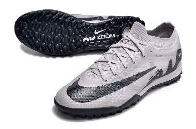 Nike Air Zoom Mercurial Vapor 15 Elite TF Football Shoes - Grey/Purple/Black