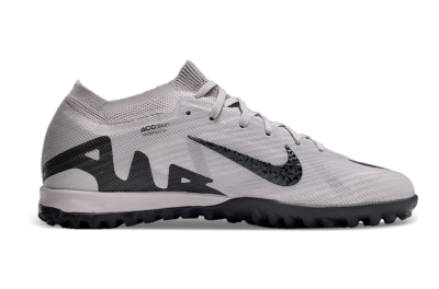 Nike Air Zoom Mercurial Vapor 15 Elite TF Football Shoes - Grey/Purple/Black
