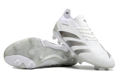 Adidas Predator Accuracy.1 FG Football Boots - White/Silver/Grey