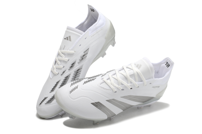 Adidas Predator Accuracy.1 FG Football Boots - White/Silver/Grey