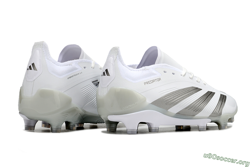 Adidas Predator Accuracy.1 FG Football Boots - White/Silver/Grey 6