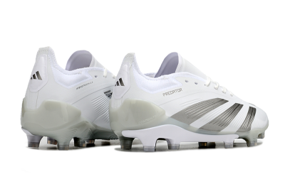 Adidas Predator Accuracy.1 FG Football Boots - White/Silver/Grey
