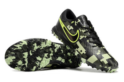 Nike Tiempo Legend 10 TF Football Shoes - Black/Yellow/Camo