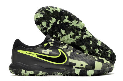 Nike Tiempo Legend 10 TF Football Shoes - Black/Yellow/Camo