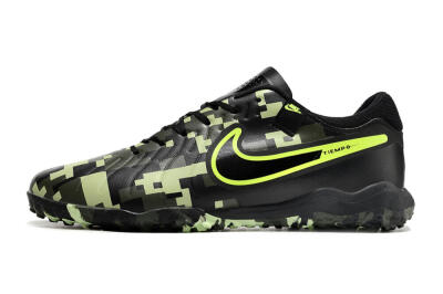 Nike Tiempo Legend 10 TF Football Shoes - Black/Yellow/Camo