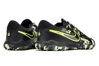 Nike Tiempo Legend 10 TF Football Shoes - Black/Yellow/Camo