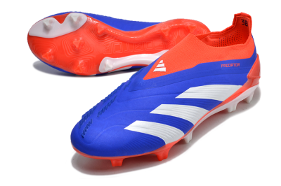 Adidas Predator Elite Laceless FG Football Boots - Blue/White/Red