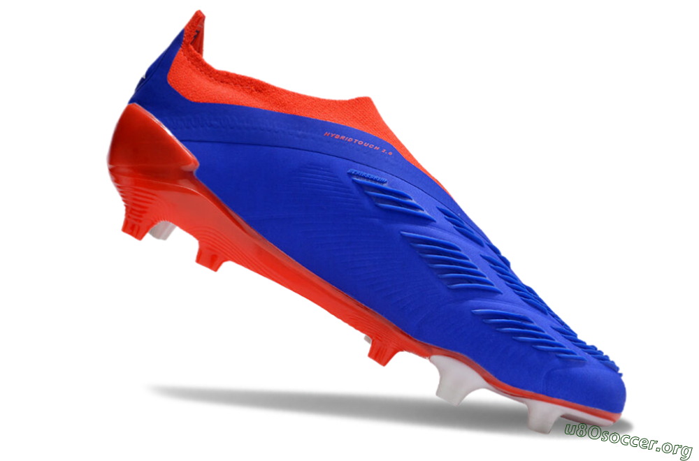 Adidas Predator Elite Laceless FG Football Boots - Blue/White/Red 4