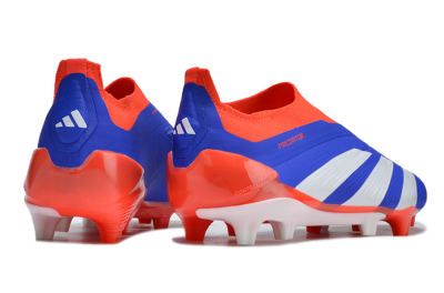 Adidas Predator Elite Laceless FG Football Boots - Blue/White/Red
