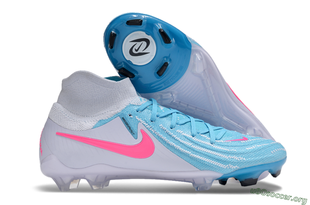 Nike Phantom Luna Elite NU FG Football Boots - Jade/White/Pink 2